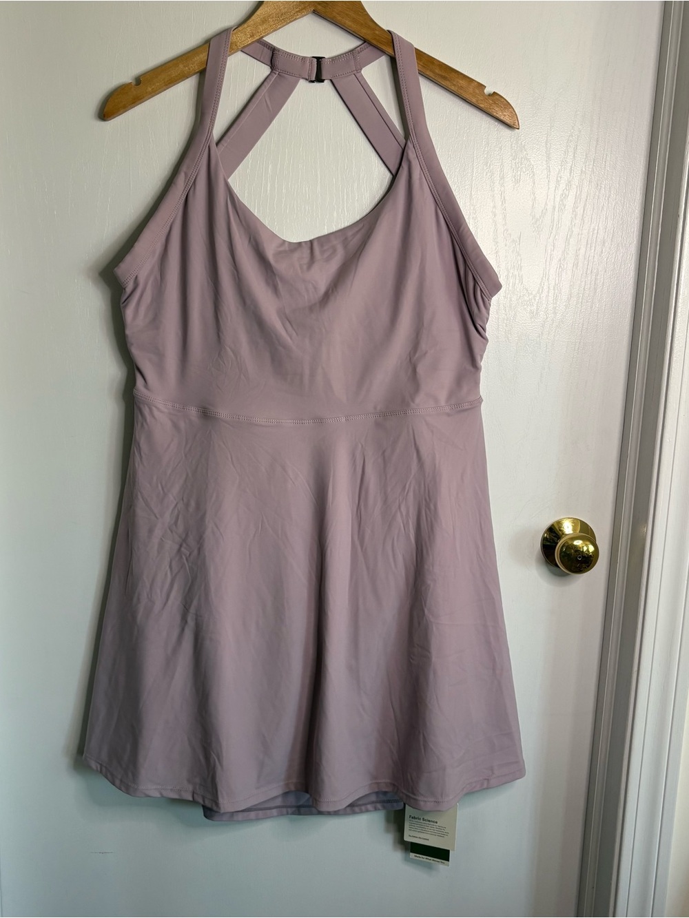 Halara NWT XL SoftlyZero ™ Airy Backless Twisted Flare Dance Active Dress Tennis